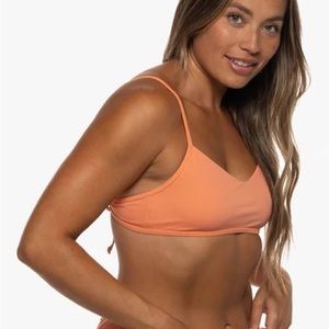 Jolyn Hikari bikini top in Guava